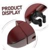 Abaodam 2-Piece Wall-Mounted Wooden Pool Cue Holder, 6-Hole Rack view 3