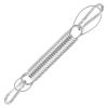 GALPADA 1-Set Metal Swing Spring Set for Hanging Chairs, Durable Galvanized Spring Hooks for Indoor and Outdoor Use view 1