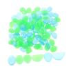 CAXUSD 100-Count Glow-in-the-Dark Stones, Luminous Pebbles for Garden Decor, Aquariums and Walkways, Durable Resin Stones for Plants view 1