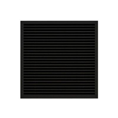 LYUCAYHQ Metal Radiator Cover with Mechanical Embossing, Black, 60 x 120 cm