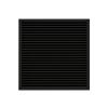 LYUCAYHQ Metal Radiator Cover with Mechanical Embossing, Black, 60 x 120 cm view 1