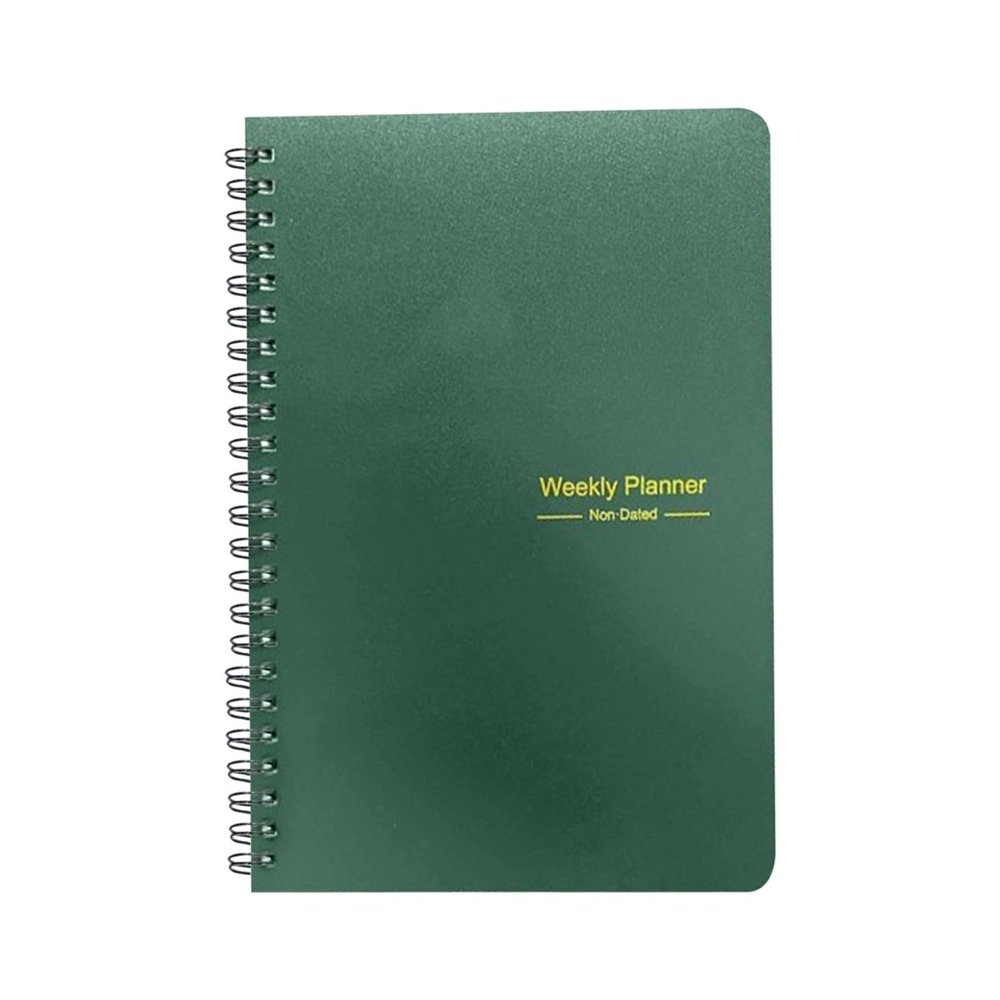 52-Week Planner 2025, Daily Full-Page Planner, January–December, Green