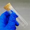 Laboratory Glassware, 12-Piece Set: 30 × 100 mm Thickened Flat-Bottom Glass Test Tubes with Corks view 4
