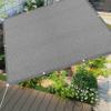 Shade Sail 150 x 190 cm, HDPE Sun Shade with Eyelets, No Drilling, 90% Shade Rate, Includes Ropes & Zip Ties, Light Gray view 3