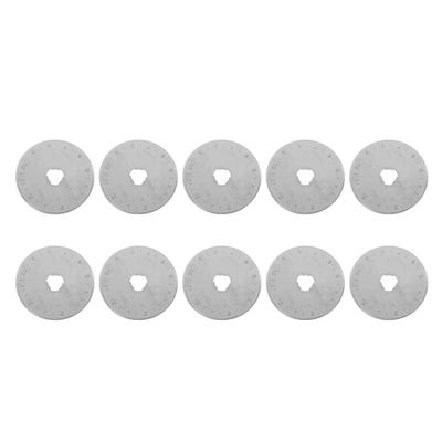 Greensen 45 mm Rotary Cutter Replacement Blades, 10 Alloy Steel Blades