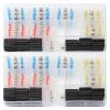 100-Piece Heat-Shrink Wire Connectors, Solder Sleeves, Fast Butt Electrical Cable Terminals, Heat-Shrink Tubing view 1
