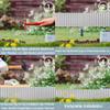 Aufun Metal Lawn Edging 20 m, Wavy Galvanized, 18 cm High, Silver view 2