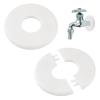 UFURMATE 2-Pack Pipe Wall Escutcheons, Round Self-Adhesive ABS Cover Plates for 33.5 mm / 1.32 in Pipes view 1
