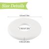 UFURMATE 2-Pack Pipe Wall Escutcheons, Round Self-Adhesive ABS Cover Plates for 33.5 mm / 1.32 in Pipes view 2