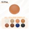 QUARKZMAN 10 Pack PU Leather Round Buttons, 18mm Diameter view 3