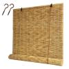 Bamboo Rollers, Natural Reed Curtain, Light Filtering Shades view 1