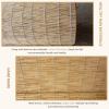 Bamboo Rollers, Natural Reed Curtain, Light Filtering Shades view 4