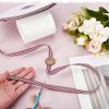 AHANDMAKER 45m Red and White Striped Wire Ribbon view 3