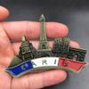 Retro Paris Metal Refrigerator Magnets view 3