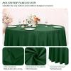 FXKS 10-Pack Round Tablecloths, 308 cm, Hunter Green view 4