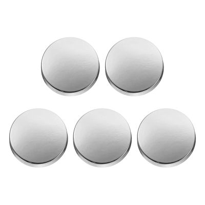 QUARKZMAN 5-Pack 15mm Metal Flat Buttons Set