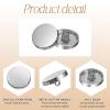 QUARKZMAN 5-Pack 15mm Metal Flat Buttons Set view 4