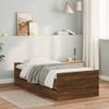 WSJHUHK Bed Frame with Drawers, Brown Oak, 90 x 190 cm view 1