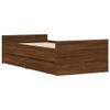WSJHUHK Bed Frame with Drawers, Brown Oak, 90 x 190 cm view 4