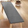 ZUOZHE 5cm Waterproof Outdoor Bench Cushion, Dark Gray, 200 x 30 x 5cm view 1