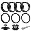 1 1/8-Inch Bicycle Spacer Set with Headset Cap, Aluminum, 11-Piece view 1