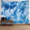 Homxi Kids' Room Tapestry Wall Decor, 300 W x 256 H cm, Ocean, White and Blue view 1