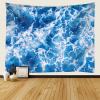 Homxi Kids' Room Tapestry Wall Decor, 300 W x 256 H cm, Ocean, White and Blue view 2