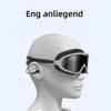 Vyloky Professional HD Swimming Goggles, 0 to -8.0 D, Integrated Non-Slip Earplugs, Case Included (Black, -5.00 D) view 4