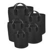 VINTORKY 5-Piece Felt Grow Bag Set, Breathable Nonwoven Planting Bags for Vegetables and Flowers, Reusable and Durable view 1