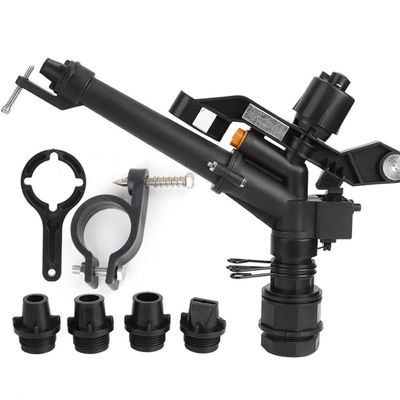 Majatou Irrigation Sprinkler, 1.5-Inch to 1-Inch DN25 Female Thread, Adjustable 360° Rotating Rocker-Arm Sprinkler