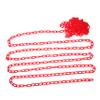 Red Plastic Safety Barrier Chain, 10 m, for Barriers view 1