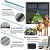 Magnetic Insect Screen Door Curtain, 225 x 100 cm, No Drilling, Strong Magnets, Automatic Closing, Black view 3