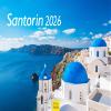 Edition Seidel Premium Santorini 2026 A4 Wall Calendar – Greece, Fira, Oia and Cliffs view 1