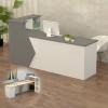 Wood Reception Desk with Storage, 100–300 cm view 1