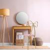 DIYEAH Pink Metal Makeup Stool with Backrest for the Bedroom view 4