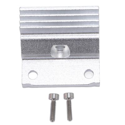 Aluminum Hotend Heatsink for K1 and K1 Maximum 3D Printers, Silver, 28 x 24 x 20 mm