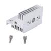 Aluminum Hotend Heatsink for K1 and K1 Maximum 3D Printers, Silver, 28 x 24 x 20 mm view 4