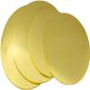 H62 Brass Round Plates, 4 Pieces, 0.5 mm Thick, 35–60 mm Diameters (50 mm) view 1