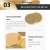 H62 Brass Round Plates, 4 Pieces, 0.5 mm Thick, 35–60 mm Diameters (50 mm) view 4