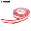 HOHOVYVY Silicone Shower Sealing Strip, Self-Adhesive Water Barrier, 4.5 cm W x 1.5 cm H, White, 3 m view 2