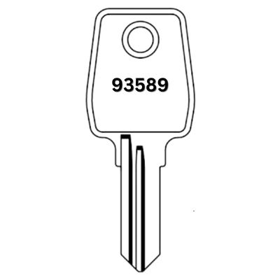 bayesen Replacement Key for Lowe & Fletcher, Codes 93401–93900, Code 93666