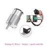GUIPENG JGB37-520 DC 12V/24V Reduction Gear Motor, High Torque, 7-960 RPM, Reversible (Package B, 200_12V) view 2