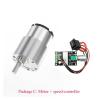 GUIPENG JGB37-520 DC 12V/24V Reduction Gear Motor, High Torque, 7-960 RPM, Reversible (Package B, 200_12V) view 3