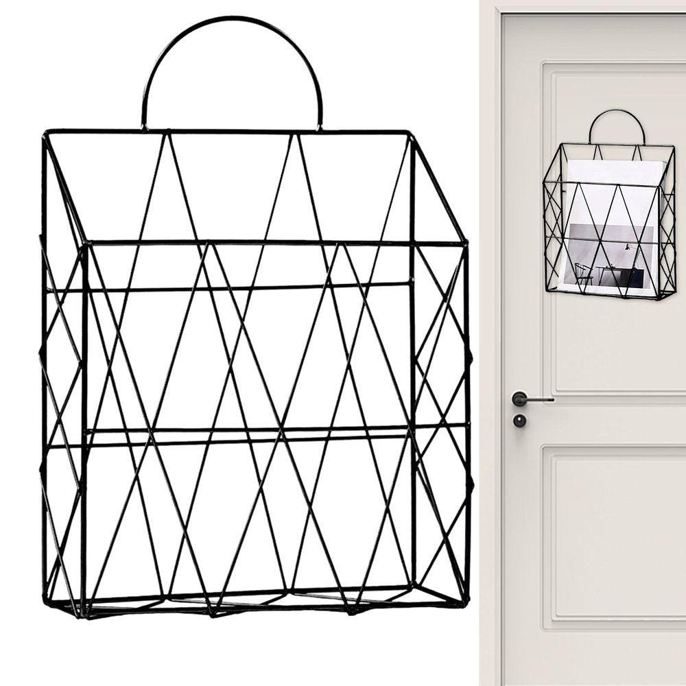 Generic Wall-Mounted Mail Holder for Organizing Mail and Letters