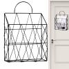 Generic Wall-Mounted Mail Holder for Organizing Mail and Letters view 1