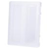 Gadpiparty A4 Portable Document Box, Transparent PP Paper Organizer with Snap Closure for Photos and Documents view 1