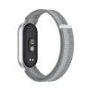 GIOPUEY Braided Nylon Band Compatible with Xiaomi Band 10/9/8, Elastic Replacement Band, Unisex - Grey/Grey view 2
