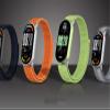 GIOPUEY Braided Nylon Band Compatible with Xiaomi Band 10/9/8, Elastic Replacement Band, Unisex - Grey/Grey view 4
