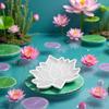 White Lotus Flower Coaster Mold view 4