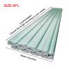 ZXCASDF FRP Corrugated Daylight Roofing Panels, UV-Resistant, 5-Piece Set, 0.9 x 0.9 m view 2